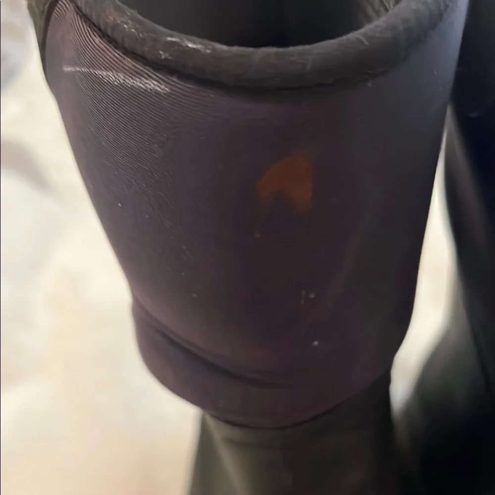 L.L. Bean Black and Gray Rain & Snow Boots with Durable Traction